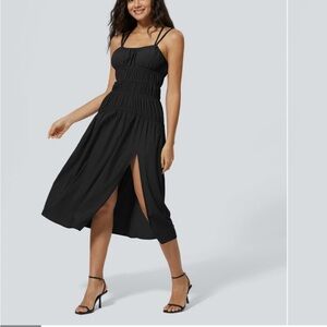 Elegant Black Midi Dress #30